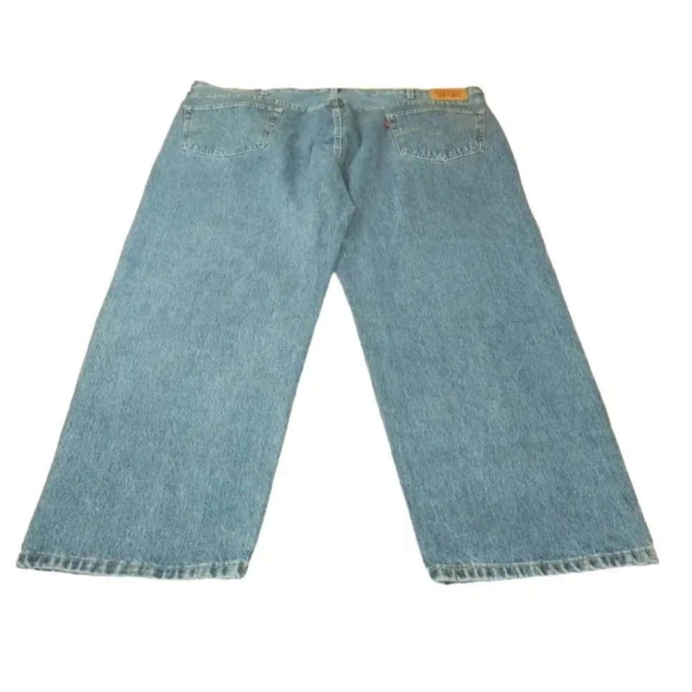 Levi's 550 Jeans Blue Denim Zip Fly Bootcut Leg High Rise Relaxed Fit Men 50/30